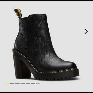 Dr. Martens MAGDALENA MILLED NAPPA Heeled Boots
